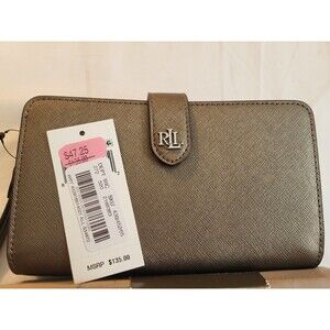 Ralph Lauren women's Gray Wallet. New With Tags